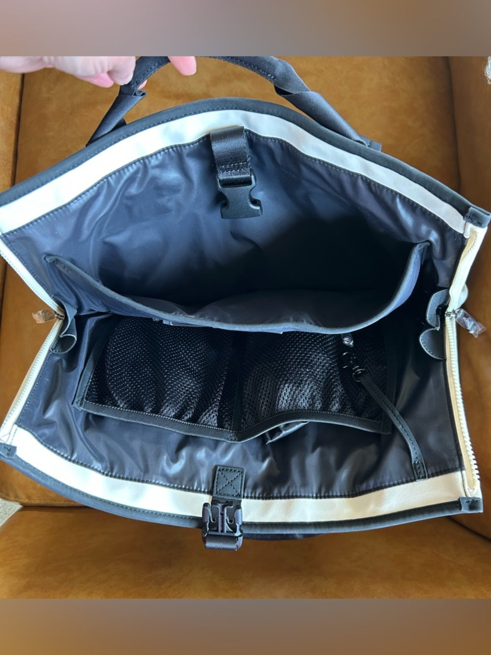 Caraa x Athleta Everyday Vinyasa Tote Bone Cream New Without Tags - Picture 6 of 11